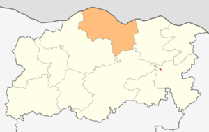 Община Гулянци, карта