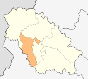 Община Земен на карте