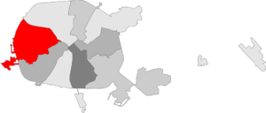 Фрунзенский район на карте