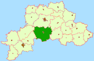 Быховский район на карте