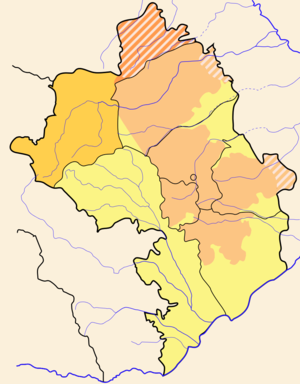 Шаумяновский район на карте