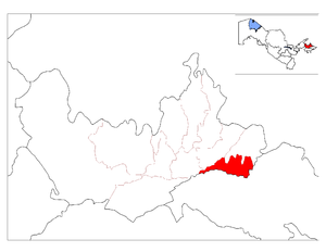 Нарынский район на карте