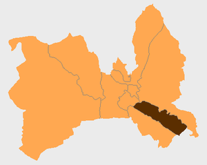 Община Аэродром на карте