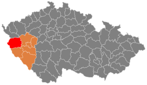 Район Тахов на карте