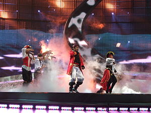Pirates of the Sea, Latvia, Eurovision 2008.jpg