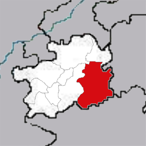 Цяньдуннань-Мяо-Дунский автономный округ на карте