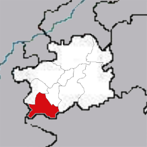 Цяньсинань-Буи-Мяоский автономный округ на карте