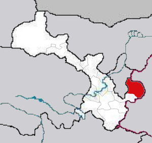 Цинъян на карте
