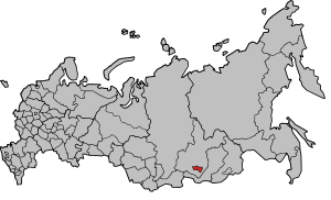 Усть-Ордынский Бурятский автономный округ на карте РФ в июле 2007