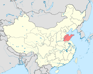 Шаньдун на карте