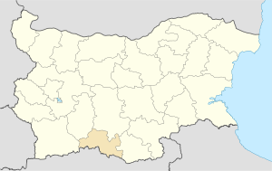 Смолянская область на карте