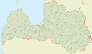 Залесская волость на карте