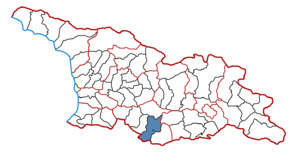Район Грузии Ахалкалакский район на карте