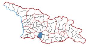 Район Грузии Ахалцихский район на карте