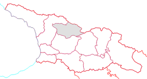 Край Грузии Рача-Лечхуми и Квемо-Сванети на карте