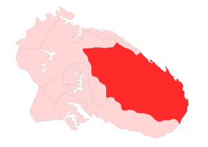 Ловозерский район на карте