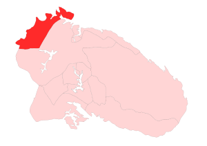 Печенгский район на карте
