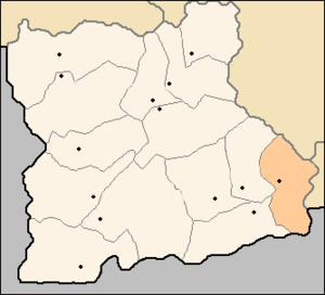 Община Сатовча, карта
