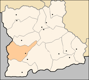 Община Струмяни, карта