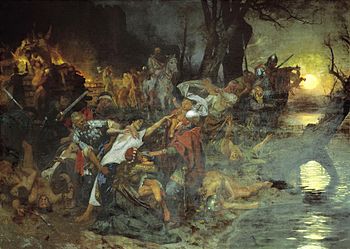 Funeral feast of russians in 971 by Siemiradzki.jpg