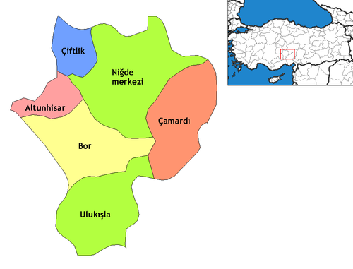 Niğde districts.png