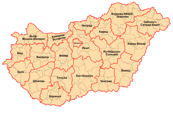 Counties of Hungary 2006-ru.png