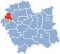 POL powiat chrzanowski on voivodship map.svg