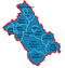 Powiat kłodzki mapa gmin z ich nazwami.PNG