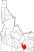 Map of Idaho highlighting Power County.svg