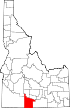 Map of Idaho highlighting Twin Falls County.svg