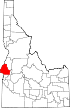 Map of Idaho highlighting Washington County.svg