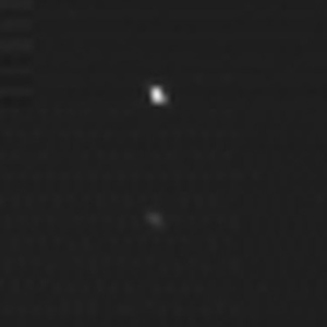 Составное изображение из двух снимков астероида 132524 APL, сделанных 11 и 12 июня 2006 космическим аппаратом New Horizons.